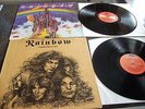 2 x Rainbow Vinyl LP Long Live Rock N Roll and Ritchie Blackmores Rainbow