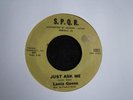 LENIS GUESS - Just Ask Me c/w Workin' For My Baby - US SPQR Stamped - Listen