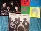 3 x Queen LP's - Greatest Hits, The Works and Hot Space - EMI Records