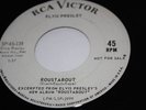 ELVIS PRESLEY   White Label Promo   ROUSTABOUT  SP-45-139