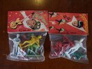 2 x figurines platique BEATLES - Emirober - Emballées