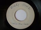 RARE MODERN SOUL-BOBBY JONZ-WIN YOUR LOVE-DISPO WHITE LABEL