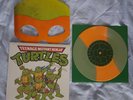 NINJA TURTLES LET'S KICK SHELL MICHAELANGELO ORANGE COLOR VINYL 7