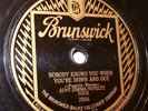 Race Lightning Brunswick 7056 Aunt Jemima Novelty Four (Chicago 1929)