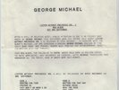 ?George Michael? Listen Without Prejudice. ORIGINAL Press Sheet From 1990. Wham