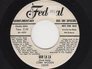 '55 R&B/DooWop CORA WOODS/Group Ohh La La/Where Are You FEDERAL 12229 M- DJ HEAR