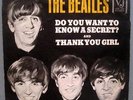 THE BEATLES DO YOU WANT TO KNOW A SECRET / THANK YOU GIRL VEE-JAY PICTURE SLEEVE
