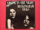 RARE BUCKINGHAM NICKS CRYING IN THE NIGHT 45 PICTURE SLEEVE FLEETWOOD MAC
