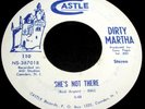 DIRTY MARTHA She's Not There & Why Can't I 45 Private NJ Funk/Psych Castle NM-