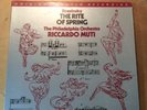 Philadelphia Ricardo MUTI Cond Original Master Recording MFSL Excellent Condtion