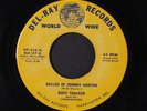 RUDY THACKER: Ballad Of Johnny Horton / Tomorrow Is My Last Day 45 Rockabilly