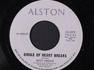 BETTY WRIGHT: Circle Of Heart Breaks / The Best Girls Don't Always Win 45 (dj,