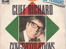 45 giri CLIFF RICHARD IN ITALIANO congratulations