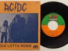 AC/DC 'Whole Lotta Rosie' 1978 Belgian 7