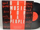 RARE PUNK LP - RAT MUSIC FOR RAT PEOPLE Black Flag Dead Kennedys 1982 GO 003