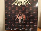Anthrax Among The Living 1987 1st Press LP 90584-1 Dokken Keel Blue Oyster cult