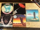 Set of Camel LPs Moonmadness, A Live Record, Rain Dances, Breathless, Nude