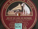 Comedian Harmonists. Das ist die Liebe der Matrosen / Wenn der Wind. HMV EG 2382