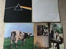 4 LP's - Pink Floyd - Ummagumma, The Wall, Atom Heart Mother, Dark Side Of Moon