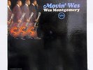 WES MONTGOMERY-MOVIN WES ON VERVE JAZZ LP-STRONG VG+, MONO, JEROME RICHARDSON, W