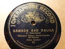1913 British OPERAPHONE record Pressed in PRUSSIA FLORENCE BRUCE Mezzo Soprano