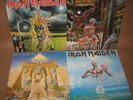 IRON MAIDEN VINYL*S/T-SOMEWHERE IN TIME-POWERSLAVE-7TH SON OF A 7TH SON-