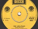 THE BLACK SANTIAGOS Ole / Adan Egbomi AFRO BEAT FUNK decca nigeria OG 45 VG+ 