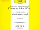 DGG SLPM-138054 Red Stereo Sticker MOZART RAVEL Piano Trios TRIO DI TRIESTE NM