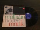 Gerry Mulligan Thelonious Monk LP Mulligan Meets Monk RIVERSIDE mono VG+