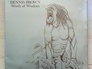 Reggae Roots LP DENNIS BROWN - WORDS OF WISDOM - LASER RECORDS UK
