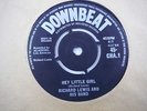 Richard Lewis And His Band,Hey Little Girl,(CHA.1),Rare original press,7