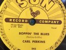 Carl Perkins Sun Records 78 243 Boppin' The Blues/All Mama's Children