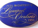 PAUL McCARTNEY Liverpool Oratorio - BRAND NEW ENAMEL BADGE STILL BOXED - BEATLES