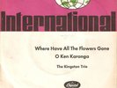 the kingston trio:  where have all the flowers gone