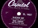 CLASSIC GENE VINCENT 78  BLUEJEAN BOP / WHO SLAPPED JOHN UK CAPITOL CL14637 V/V+