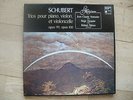 SCHUBERT Piano Violin & Cello Trios PENNETIER PASQUIER Box HARMONIA MUNDI 3 LP