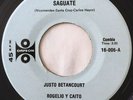 * JUSTO BETANCOURT Saguate/YAYO EL INDIO Canonazo CUMBIA SALSA Orfeon 45 HEAR