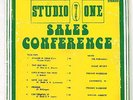 VARIOUS-sales conference (silk screen cover)  LP  studio 1  (hear)  reggae roots