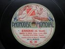 RARE 10 ¾ “ PHONODISC MONDIAL – FILIPPO D’OTTAVI
