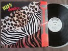 Promo KISS Animalize JAPAN LP w/OBI integral INSERT 28SA-250 White Label NM Wax