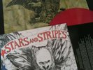 STARS AND STRIPES shaved for battle Lp red poster oi punk skinhead slapshot