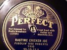 Fiddlin Doc Roberts Trio Perfect 35-10-12  78 rpm Old-Time Country