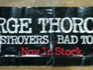 GEORGE THOROGOOD  BAD TO THE BONE BANNER(EMI PROMO) ORIGINAL 48X14