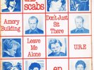 THE SCABS, EP, Rare 1979 UK Punk, 1st Issue, Fold Out Sleeve + Inserts