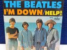 VINTAGE BEATLES 45 RECORD HELP  I'M DOWN EAST COAST SWIRL with PICTURE SLEEVE