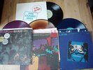 3 LPs UK Subs: Another (blue vinyl)/Brand new (clear v)/Crash course(purple v)
