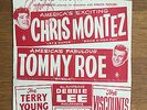 Original BEATLES Concert Handbill from 1963 Birmingham + CHRIS MONTEZ Autograph