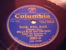 JAZZ MILLS BLUE RHYTHM BAND Ride, Red Ride ROYAL BLUE COLUMBIA 3087
