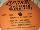 Moonglows 1956.Original.London Demo . I Knew From The Start.7
