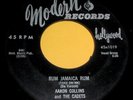 AARON COLLINS & CADETS Jamaican Rum 45 Orig Modern Doo Wop/Exotica/RnB-Rocker